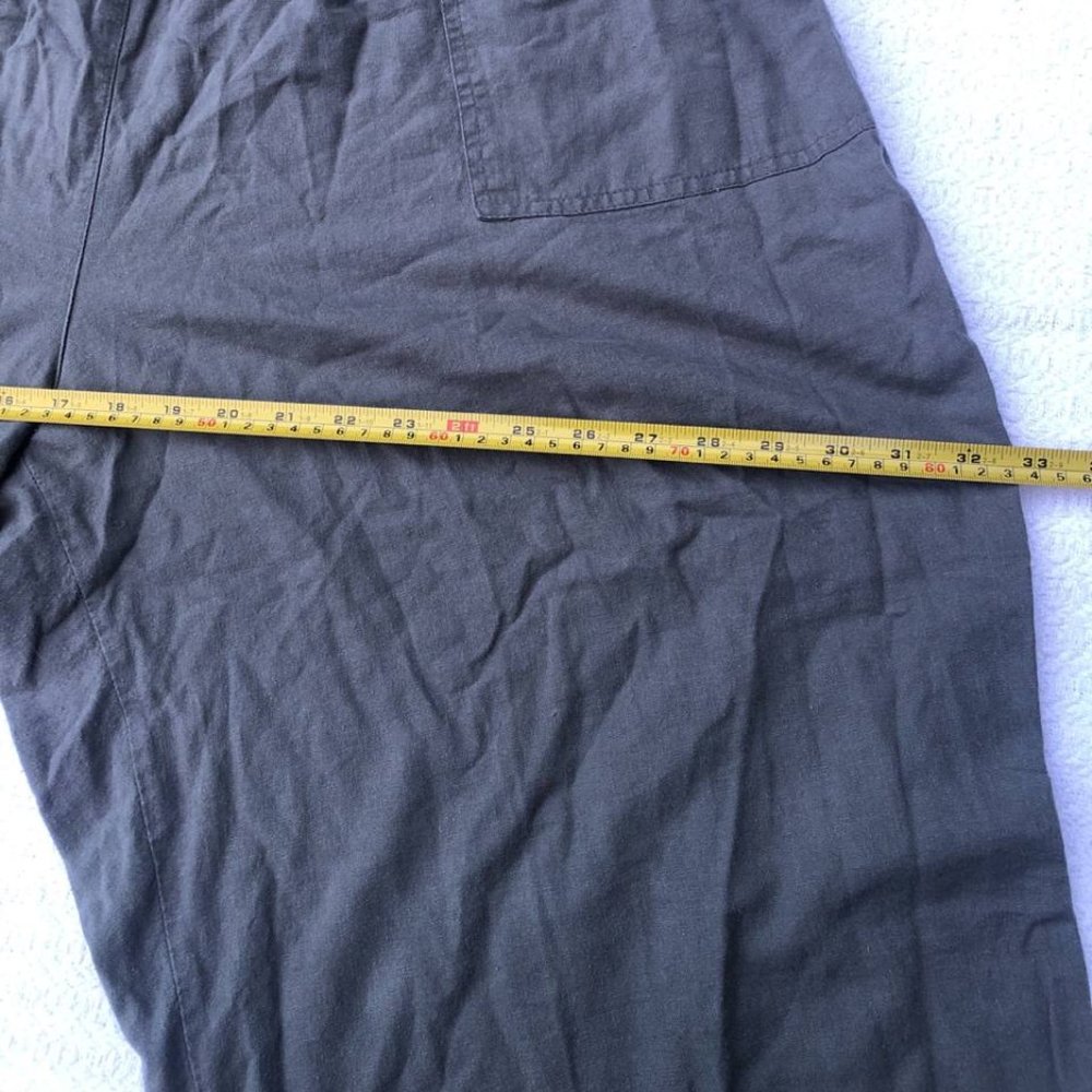 Ellos Women's Olive Linen Blend Shorts - Picture 11 of 12